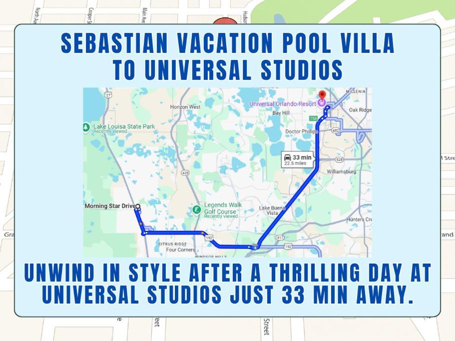 Sebastian Pool Villa W Spa Orlando Exterior foto